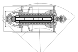 The first section of the 6-inches caliper