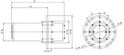 Dimensions PNT-00 and flanges