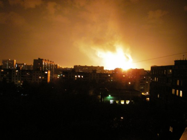 In the west of Moscow on the night of Sunday, May 10, a gas pipeline exploded.