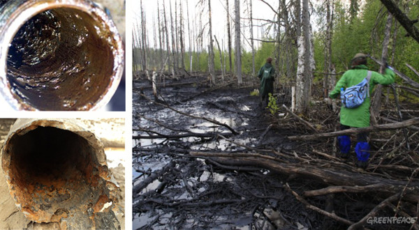 Corrosion defects in oilfield pipelines often lead to oil spills
