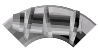 Deformations of polyurethane collars (or discs) are calculated using a finite element model of a pig in the corresponding elbow